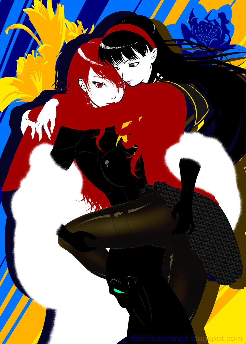 amagi yukiko and kirijou mitsuru (persona and 3 more) drawn by deliciousorange