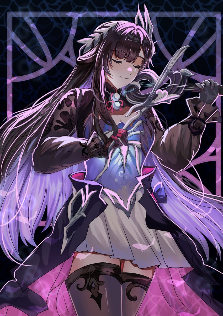 hysilens (honkai and 1 more) drawn by blue_sealad