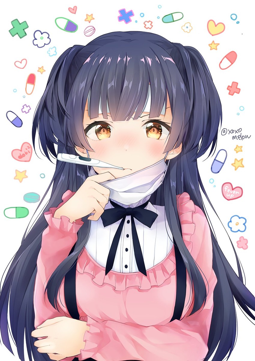 mayuzumi fuyuko (idolmaster and 1 more) drawn by peke_(xoxo_melon)