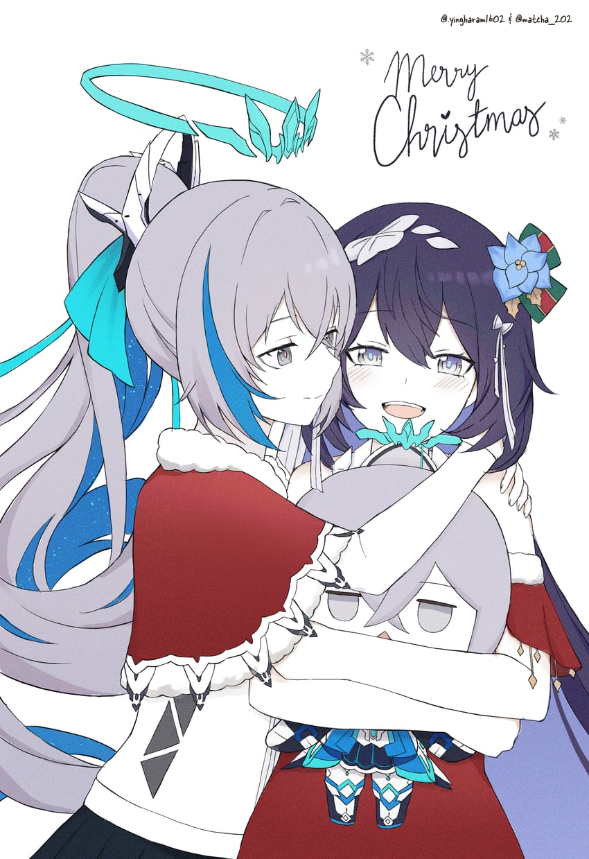 bronya zaychik and seele vollerei (honkai and 1 more) drawn by matcha_202 and ying_haram