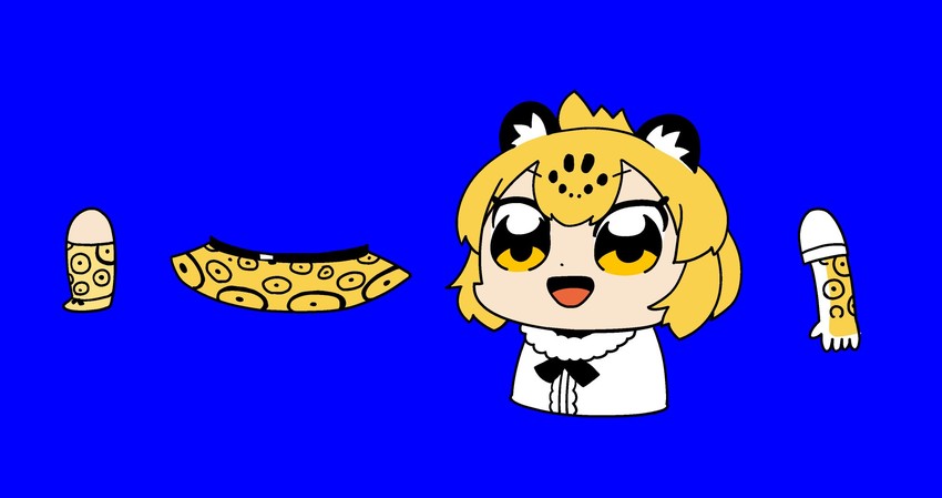 jaguar (kemono friends and 1 more) drawn by bkub