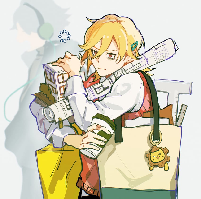 alhaitham and kaveh (genshin impact) drawn by morisawa_chiaki_(charbroiler)