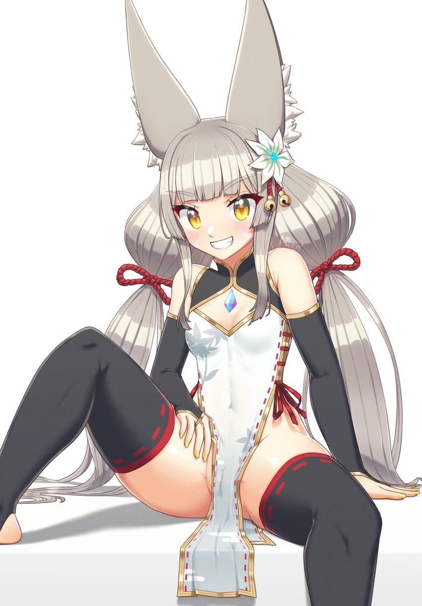 nia (xenoblade chronicles and 1 more) drawn by alten