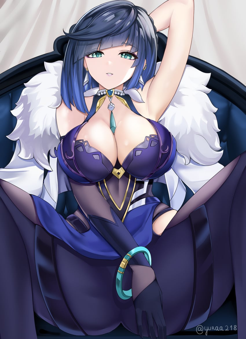 yelan (genshin impact) drawn by ritou08