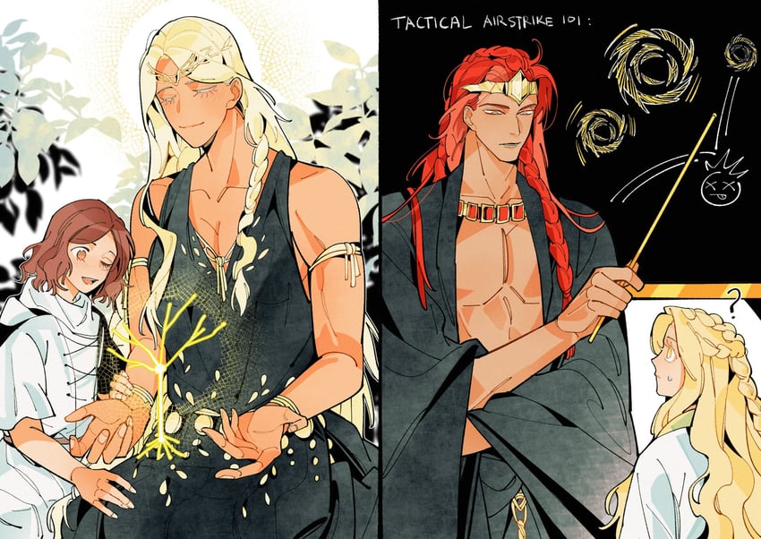 melina, miquella, queen marika the eternal, and radagon of the golden order (elden ring) drawn by drenched-in-sunlight