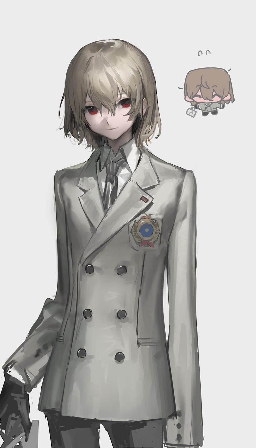 akechi gorou (persona and 1 more) drawn by diurtion