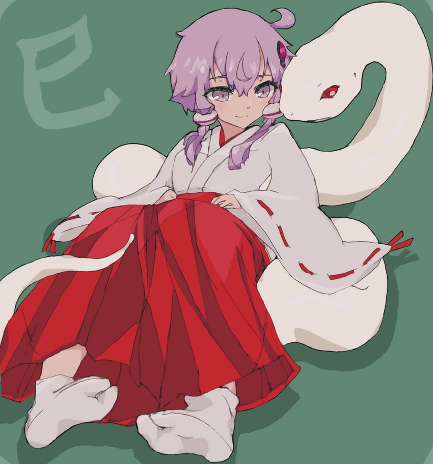 yuzuki yukari (vocaloid and 1 more) drawn by secchuu_(12:19)