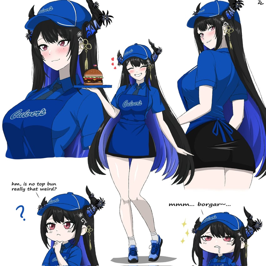 nerissa ravencroft (hololive and 1 more) drawn by zenki_zero
