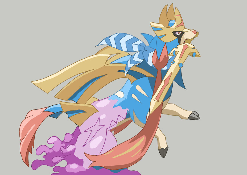 ditto, zacian, transformed ditto, and zacian (pokemon) drawn by