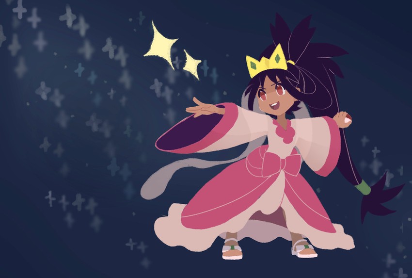 iris (pokemon and 1 more) drawn by rifu_(hunihuni1130)