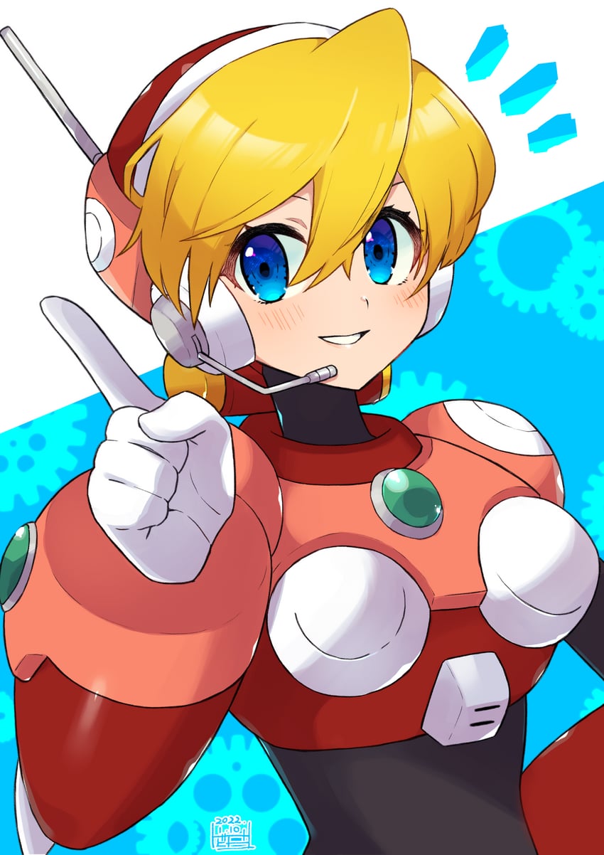 alia (mega man and 1 more) drawn by tobitori