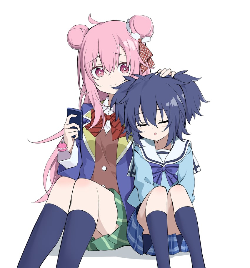 matsuzaka satou and koube shio (happy sugar life) drawn by maidcode1023