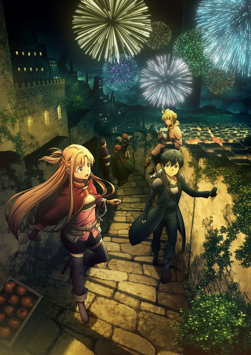 asuna, kirito, argo the rat, and kibaou (sword art online and 1 more)