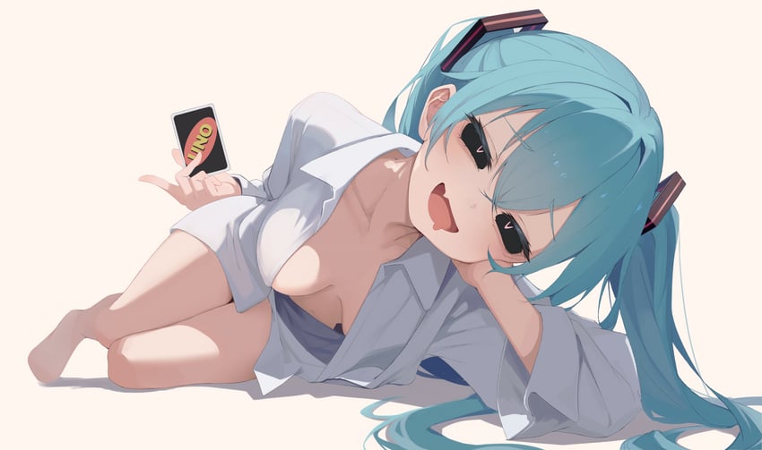 hatsune miku (vocaloid and 1 more) drawn by sameme_sa