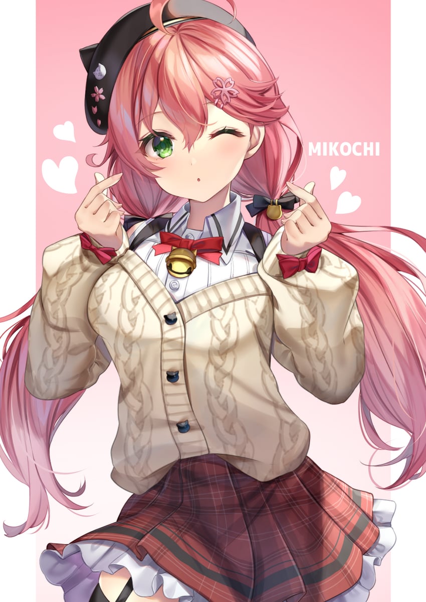sakura miko (hololive) drawn by gakuon_(gakuto)