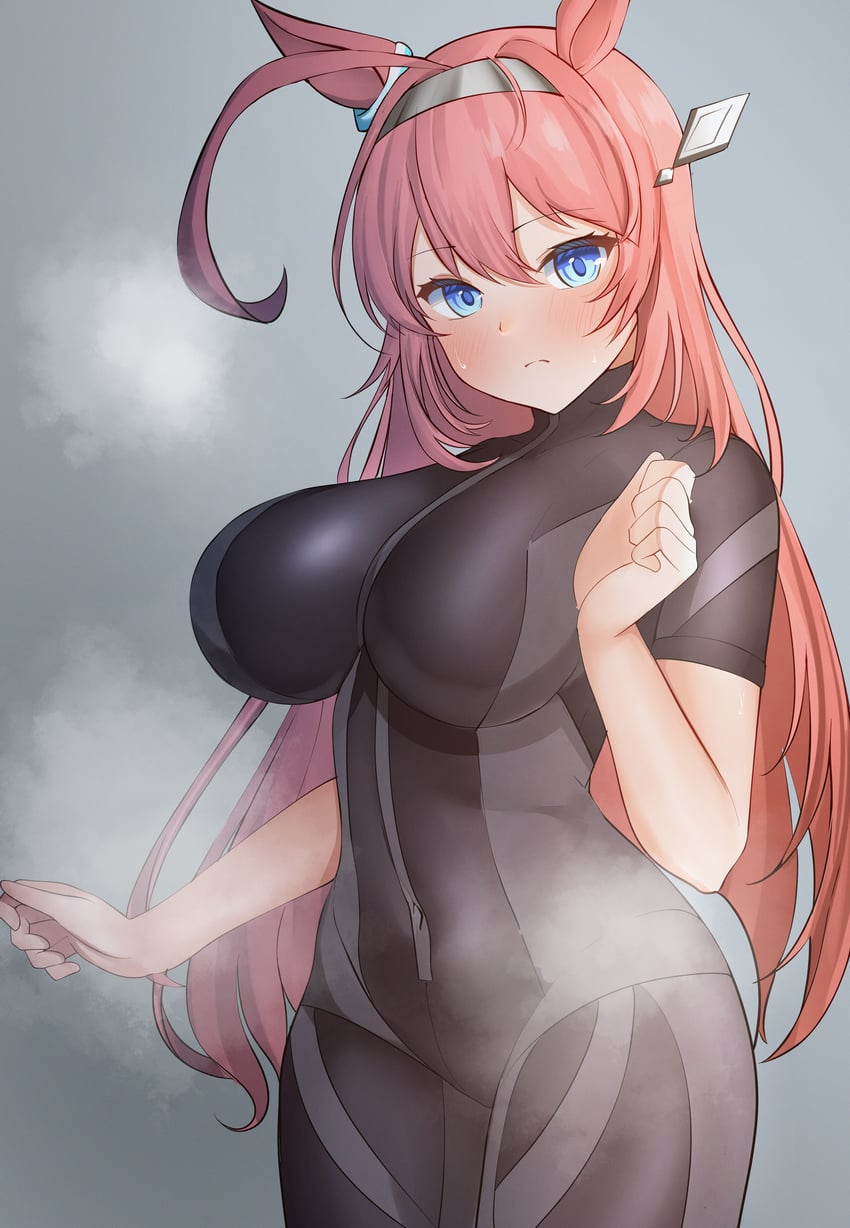 twin turbo and mihono bourbon (umamusume) drawn by tf_cafe