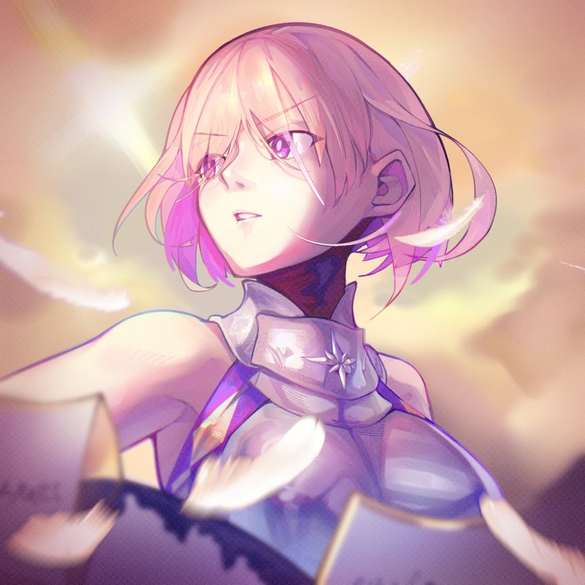 mash kyrielight (fate and 1 more) drawn by eienuta