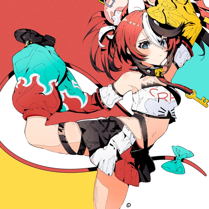 hakos baelz (hololive and 1 more) drawn by giaggiolo