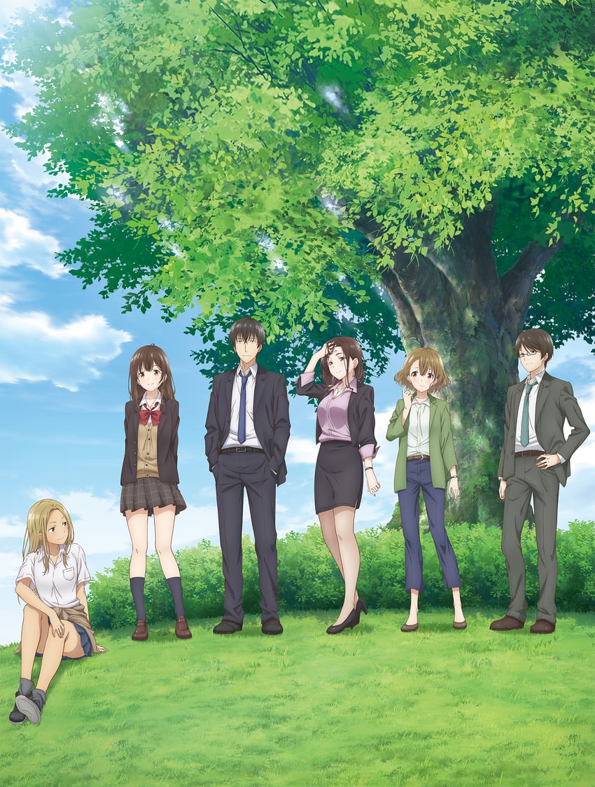 ogiwara sayu, gotou airi, yoshida, mishima yuzuha, yuuki asami, and 1 more (hige wo soru. soshite joshikousei wo hirou.)