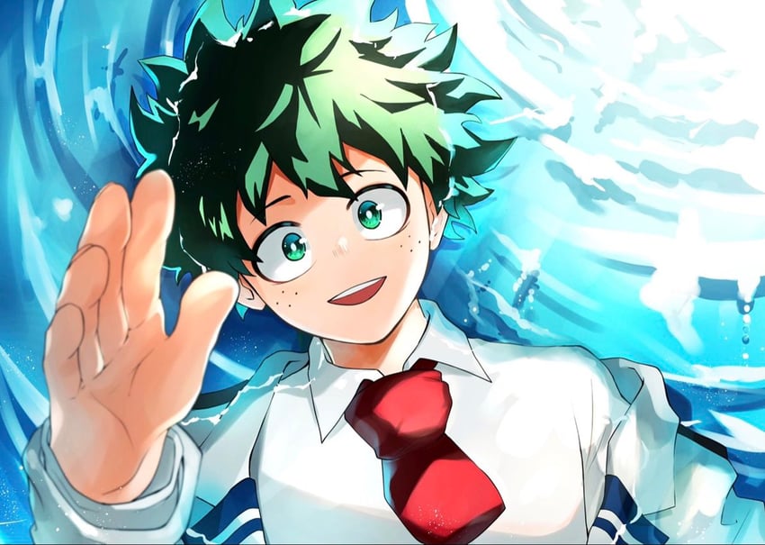 midoriya izuku (boku no hero academia) drawn by muginome_(bakuga_chan2)