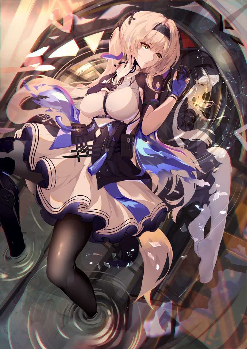 bianca and bianca: veritas (punishing: gray raven) drawn by xiaoshan_jiang