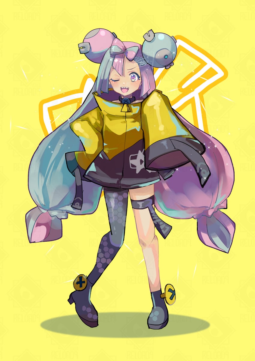 iono (pokemon and 1 more) drawn by reload9_yohji