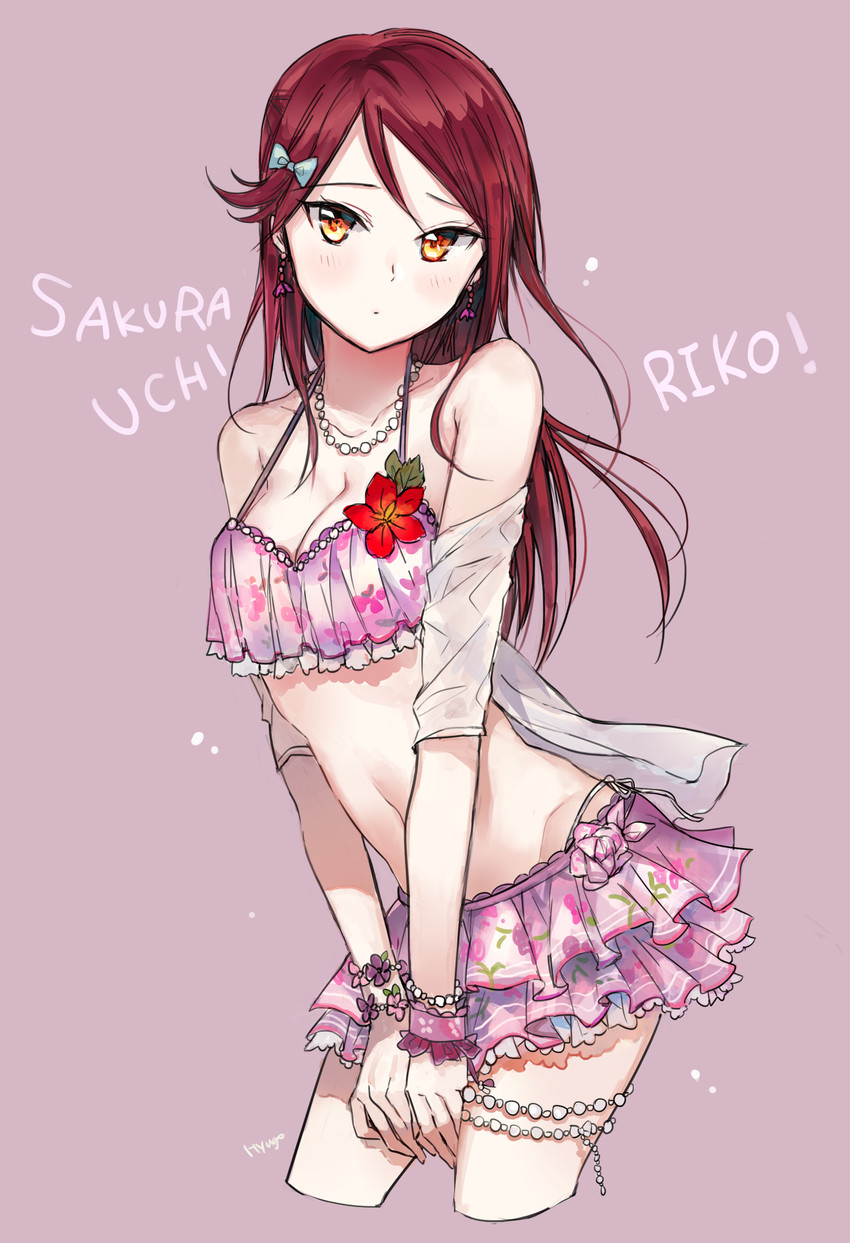 sakurauchi riko (love live! and 2 more) drawn by hyugo