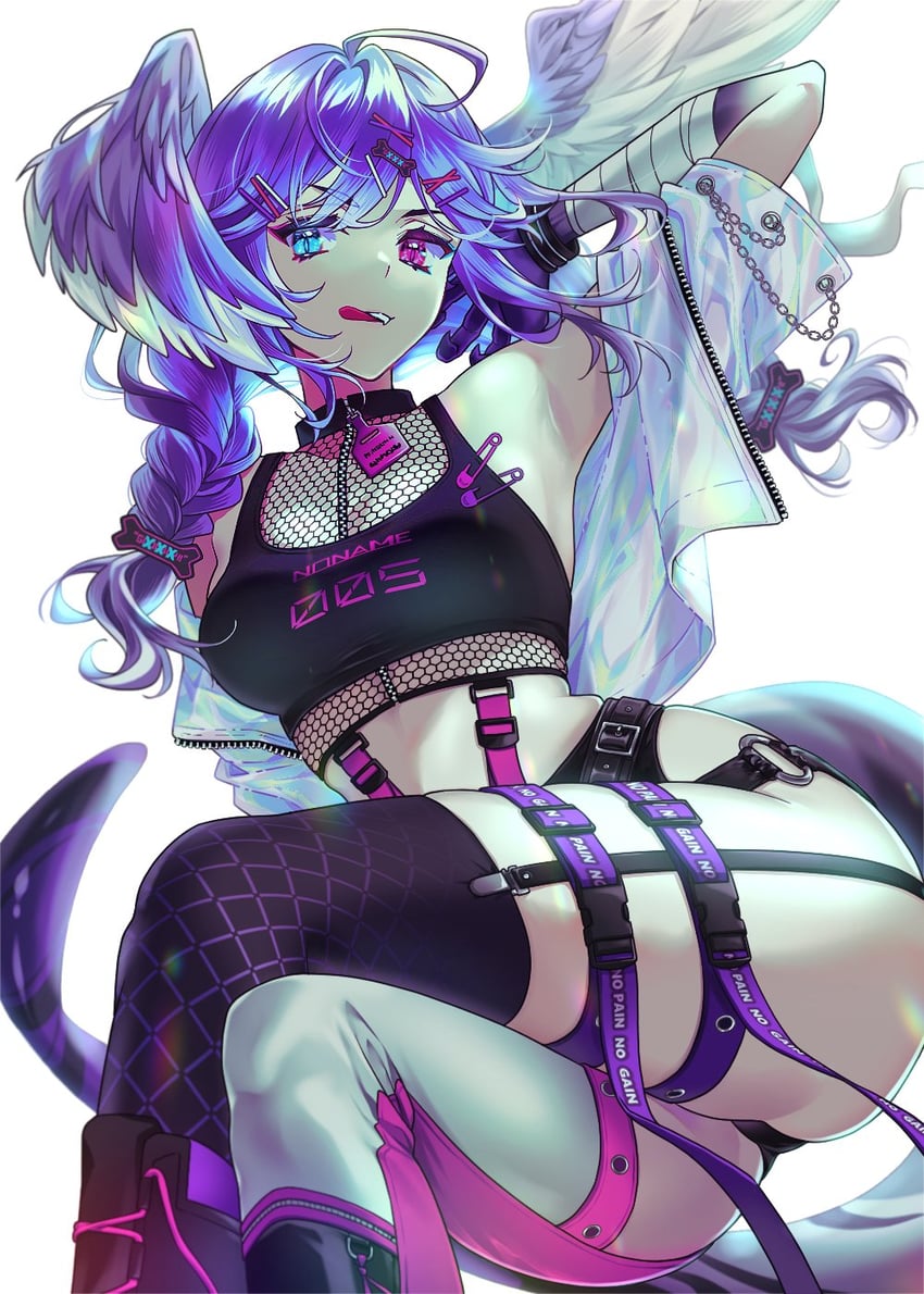 selen tatsuki (nijisanji and 1 more) drawn by aburi_rare