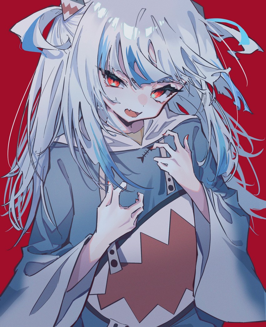 gawr gura (hololive and 2 more) drawn by full_burrrrrrst