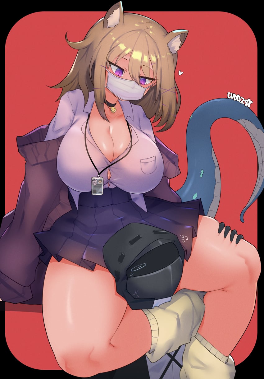 doctor and utage (arknights) drawn by cuddz