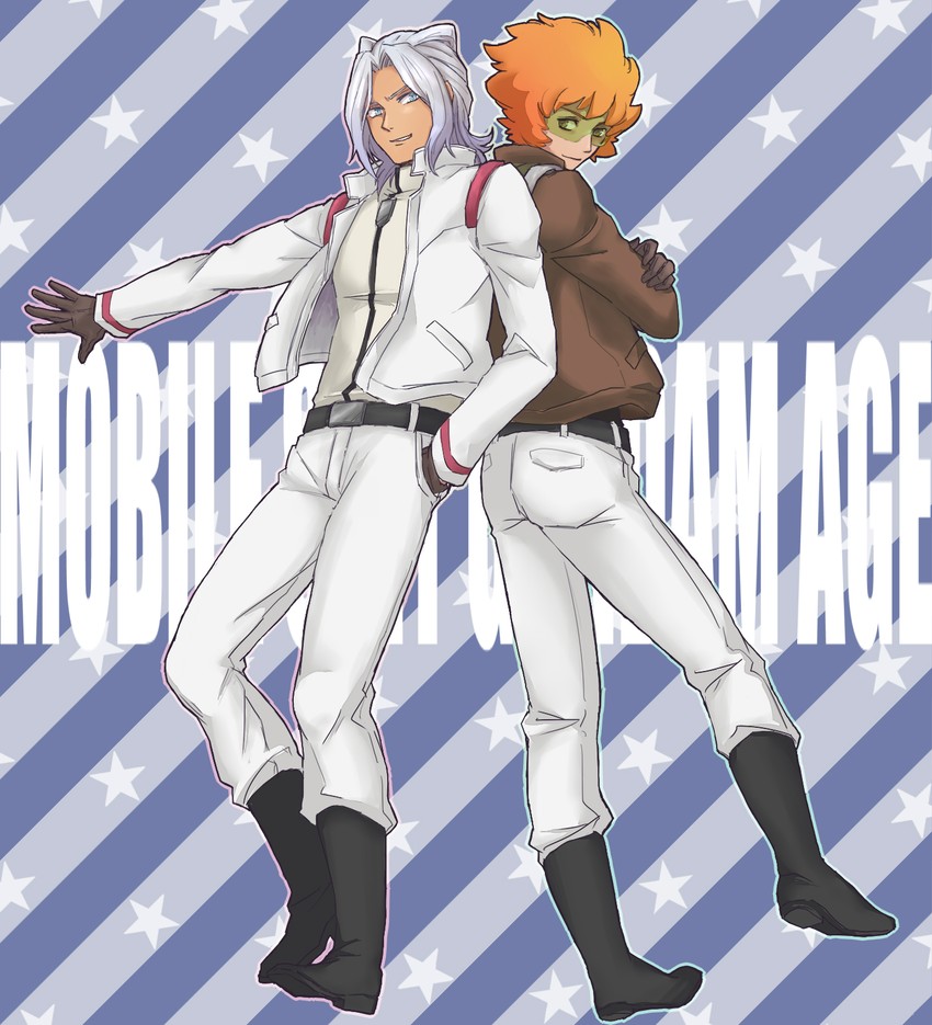 woolf enneacle and largan drace (gundam and 1 more) drawn by ninoichi