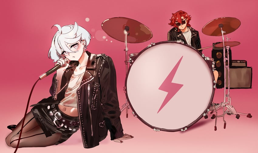 suletta mercury, miorine rembran, rose, and bruno mars (gundam and 2 more) drawn by belletaku
