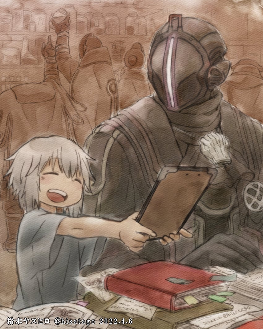 bondrewd and prushka (made in abyss) drawn by hisatago