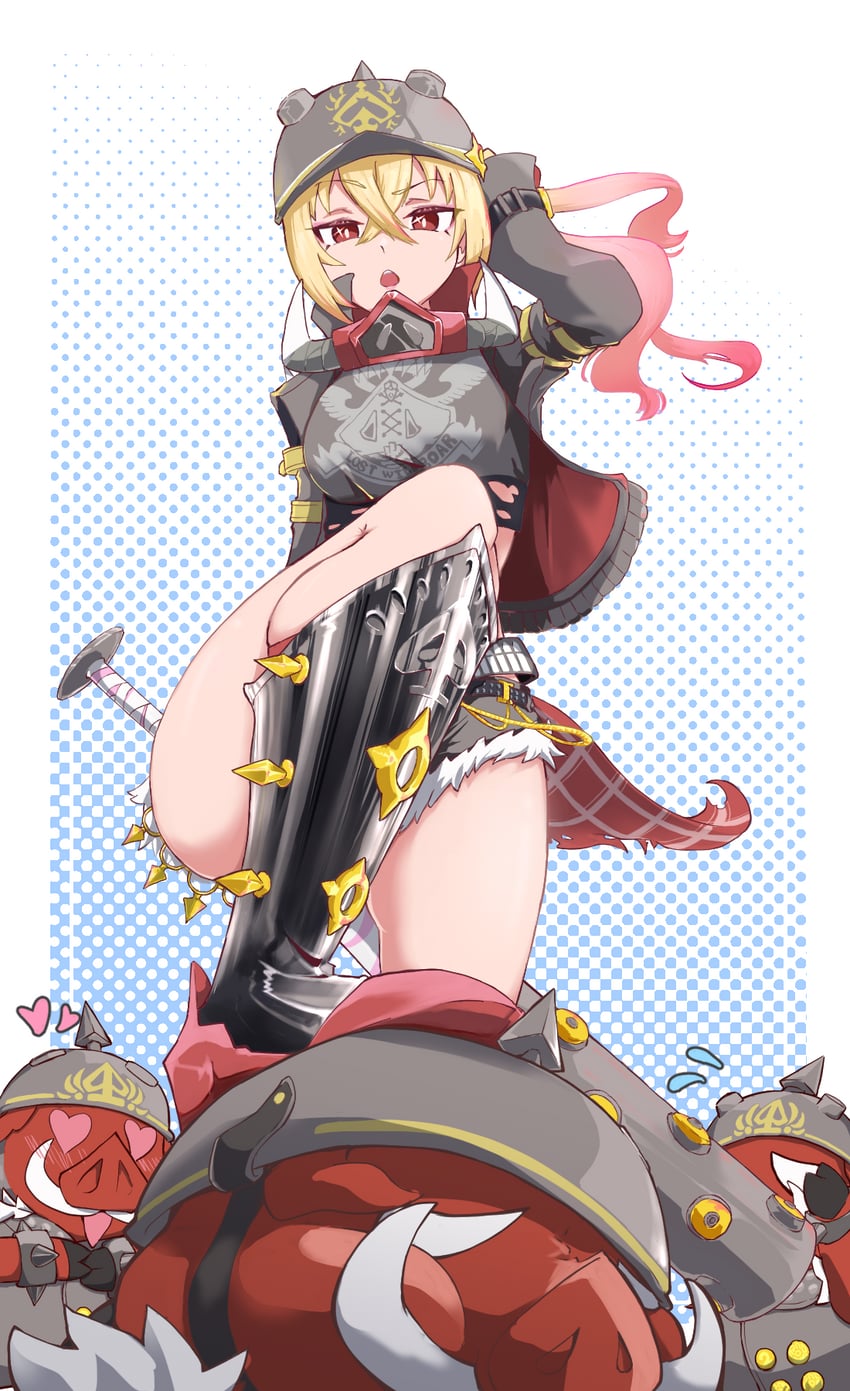 luciana de montefio and lucy's crew (zenless zone zero) drawn by chia_ikaruga