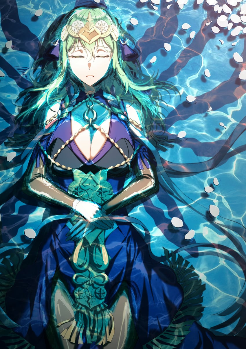 female byleth and sothis (fire emblem and 2 more) drawn by a_(asan_a_aa)
