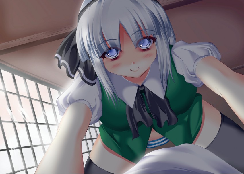 konpaku youmu (touhou) drawn by lilybell