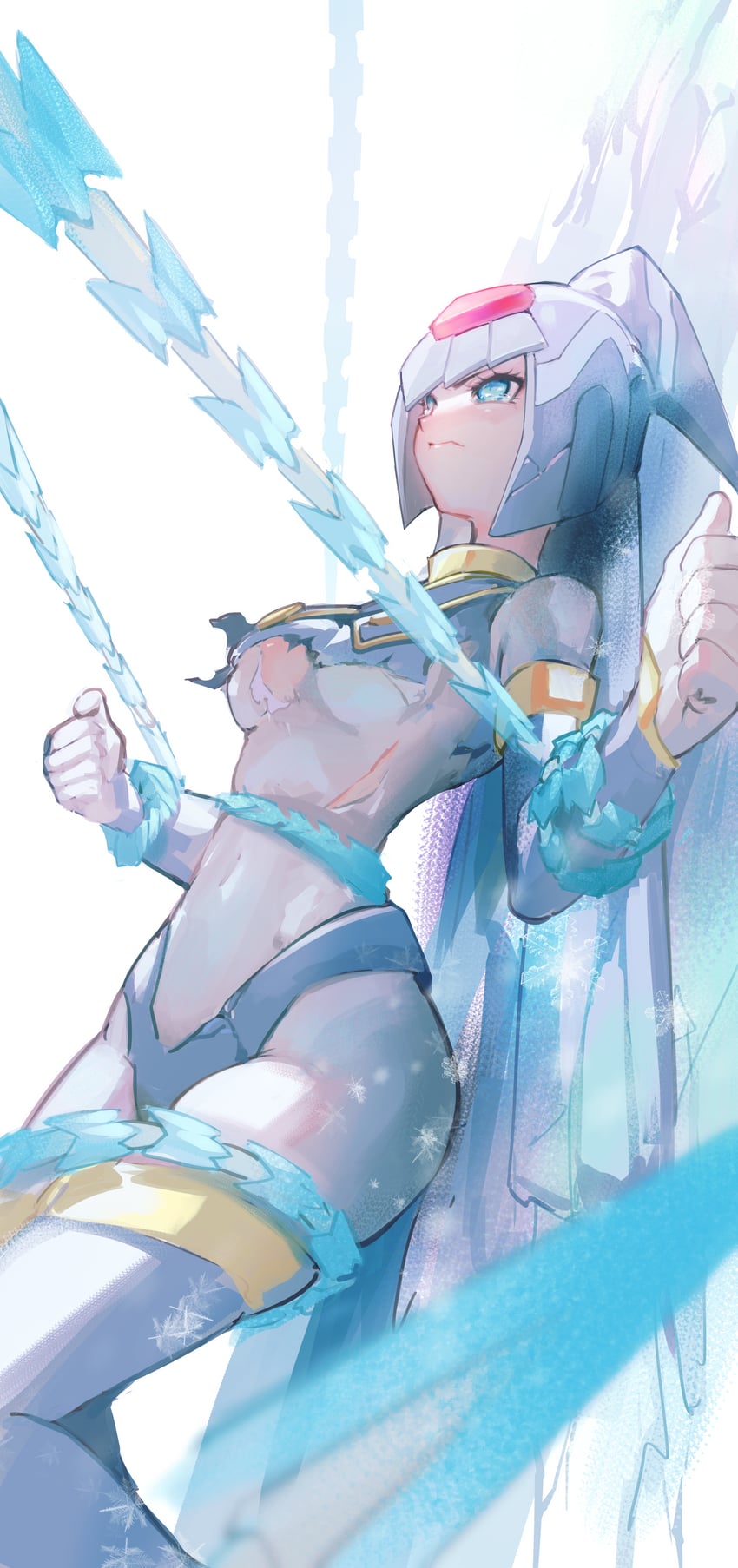 fairy leviathan (mega man and 1 more) drawn by tanziya_(codlxcold)