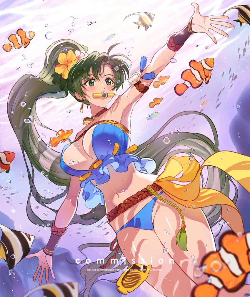 lyn (fire emblem and 2 more) drawn by sumustard