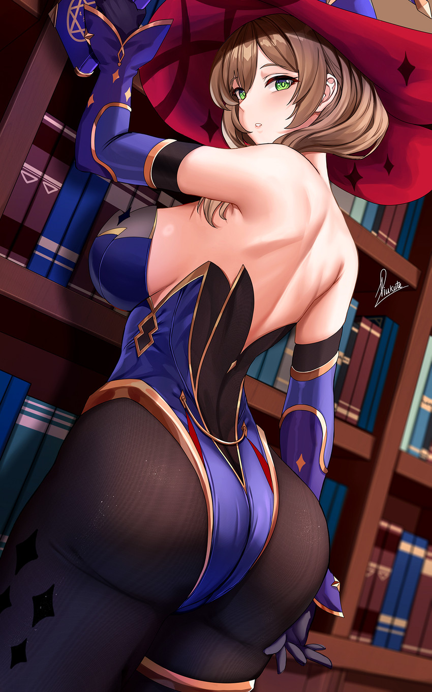 mona and lisa (genshin impact) drawn by piukute062