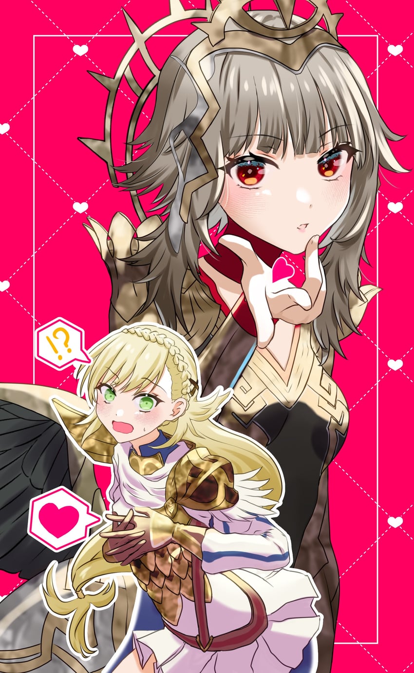 sharena and veronica (fire emblem and 1 more) drawn by mu_tu_bu