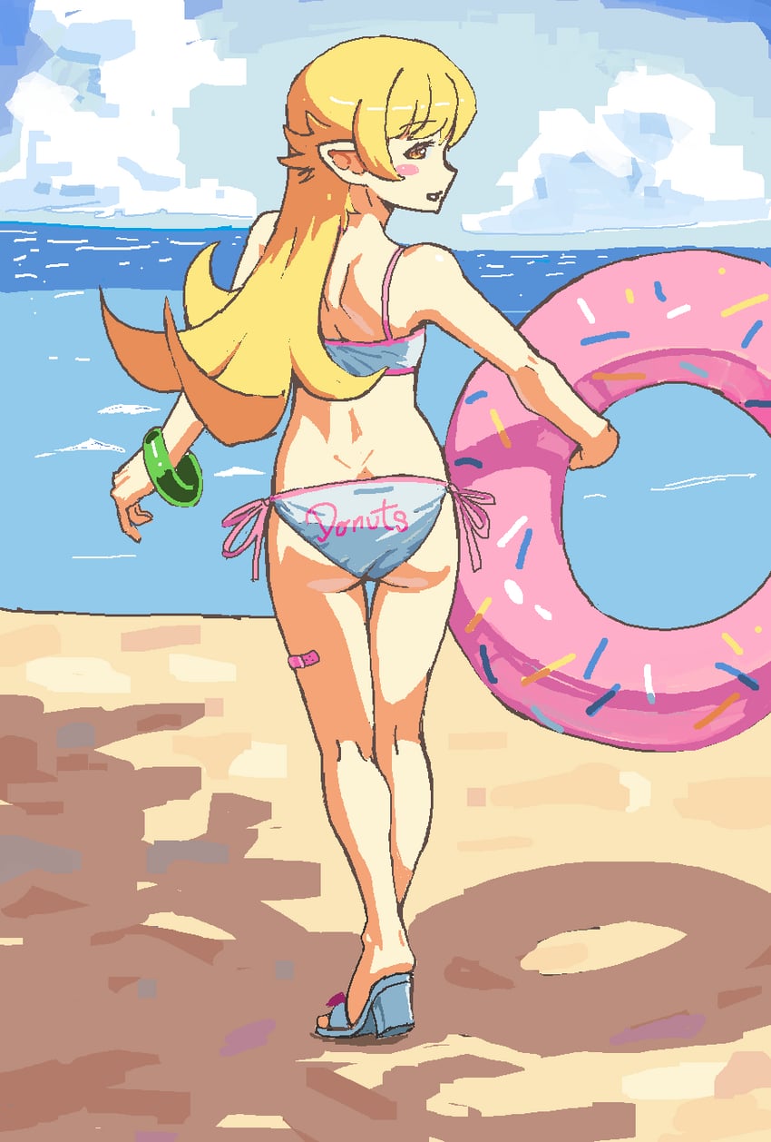 oshino shinobu (monogatari and 1 more) drawn by ricman_rt