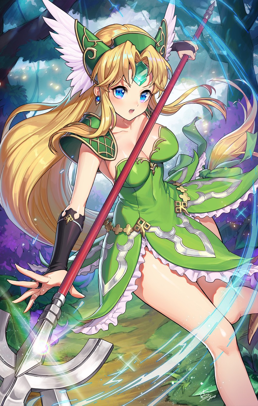 riesz (seiken densetsu and 1 more) drawn by anzumame