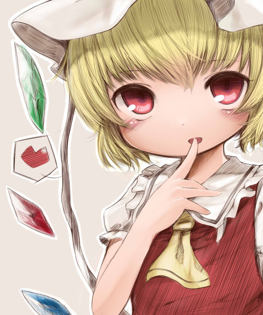 flandre scarlet (touhou) drawn by mantarou_(shiawase_no_aoi_tori)