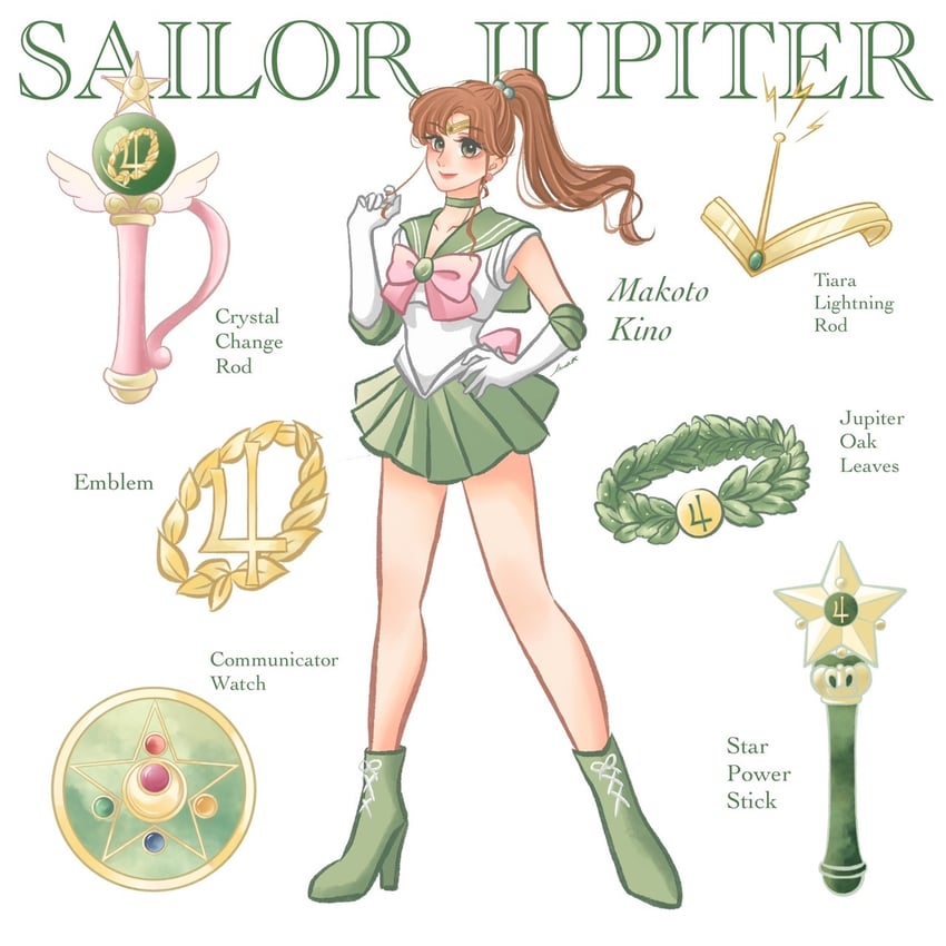 kino makoto and sailor jupiter (bishoujo senshi sailor moon) drawn by yasu_kou