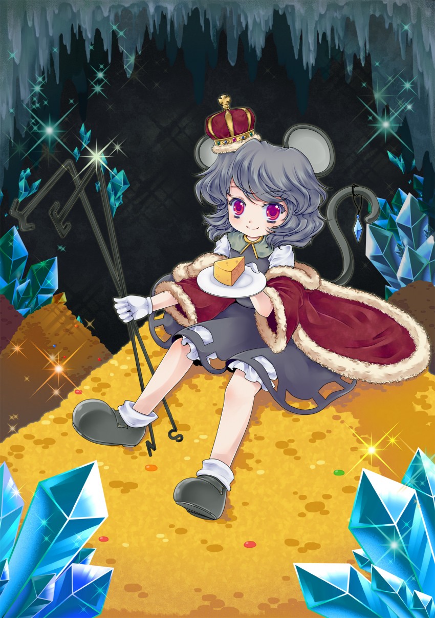 nazrin (touhou) drawn by iris_anemone