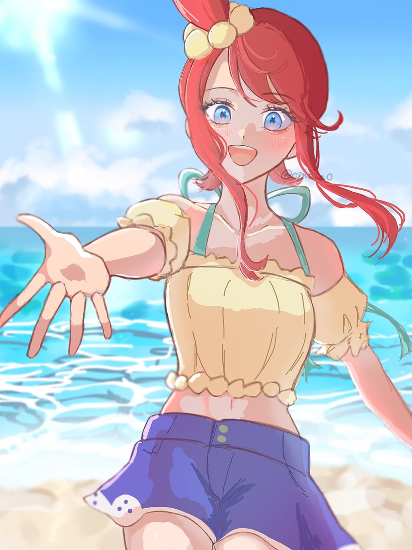skyla (pokemon and 1 more) drawn by cinn_a0