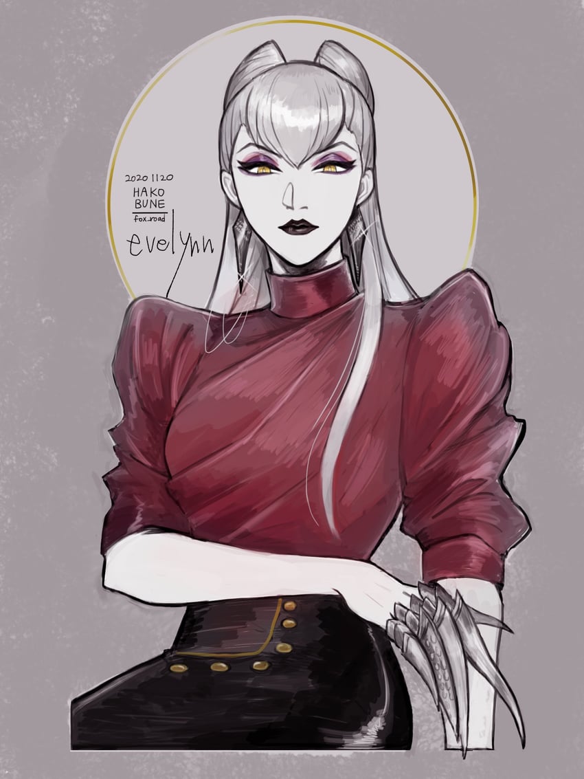 evelynn, k/da all out evelynn, and the baddest evelynn (league of legends) drawn by komiti