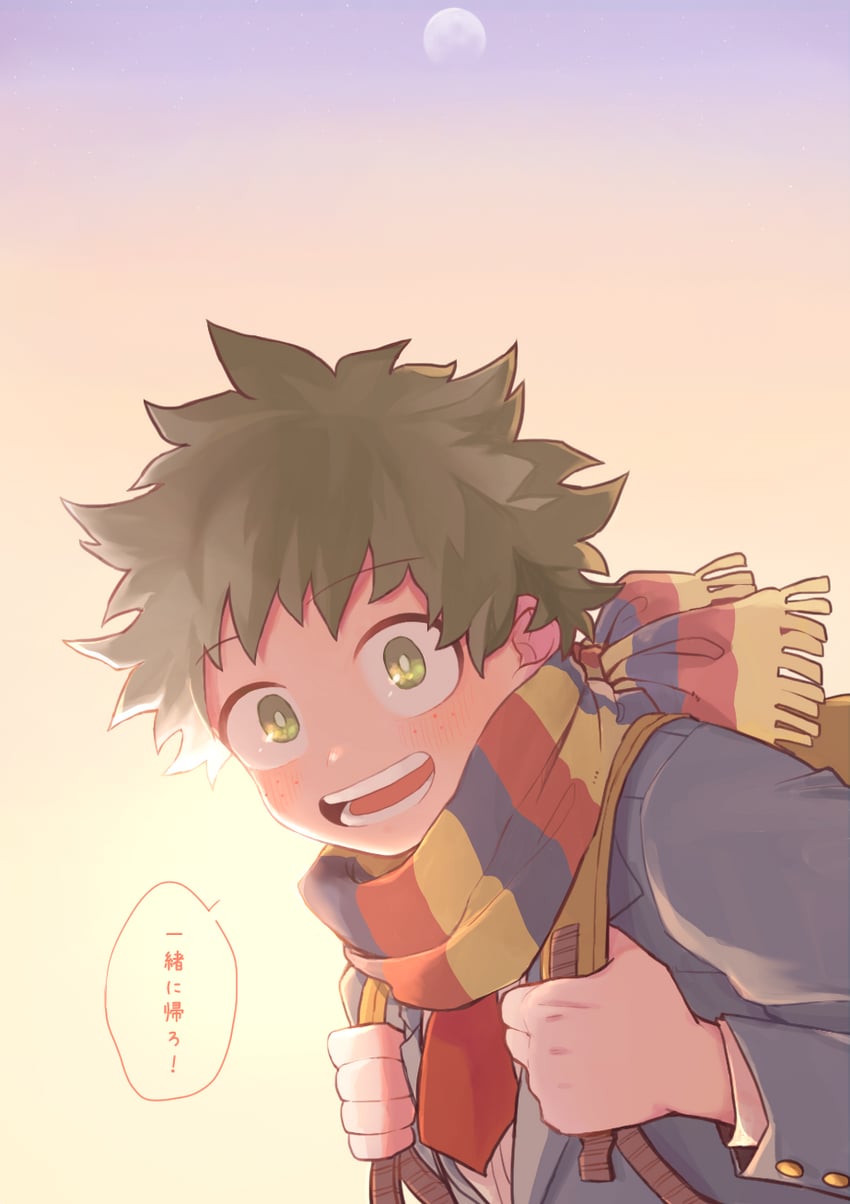 midoriya izuku (boku no hero academia) drawn by cumatarou