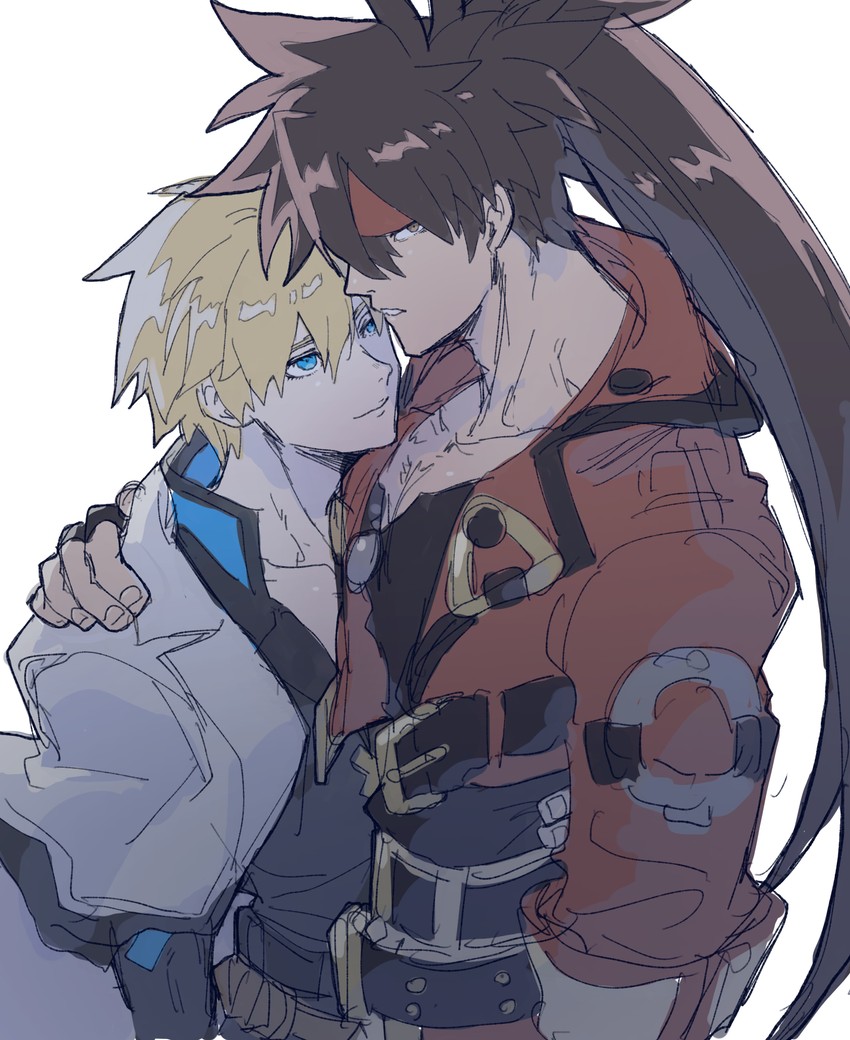 sol badguy and ky kiske (guilty gear and 1 more) drawn by kometubu0712