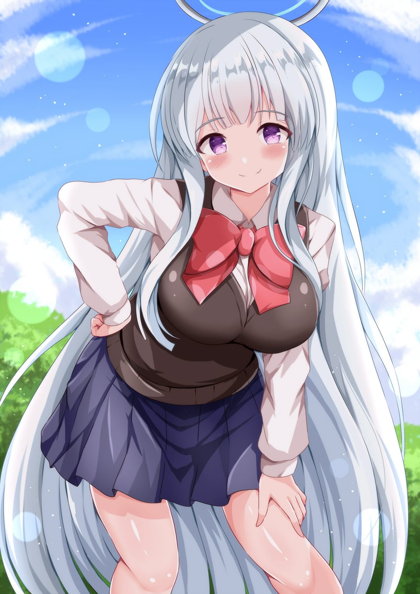 ijichi nijika, noa, and suzushiro sayumi (blue archive and 1 more) drawn by xenon_(for_achieve)